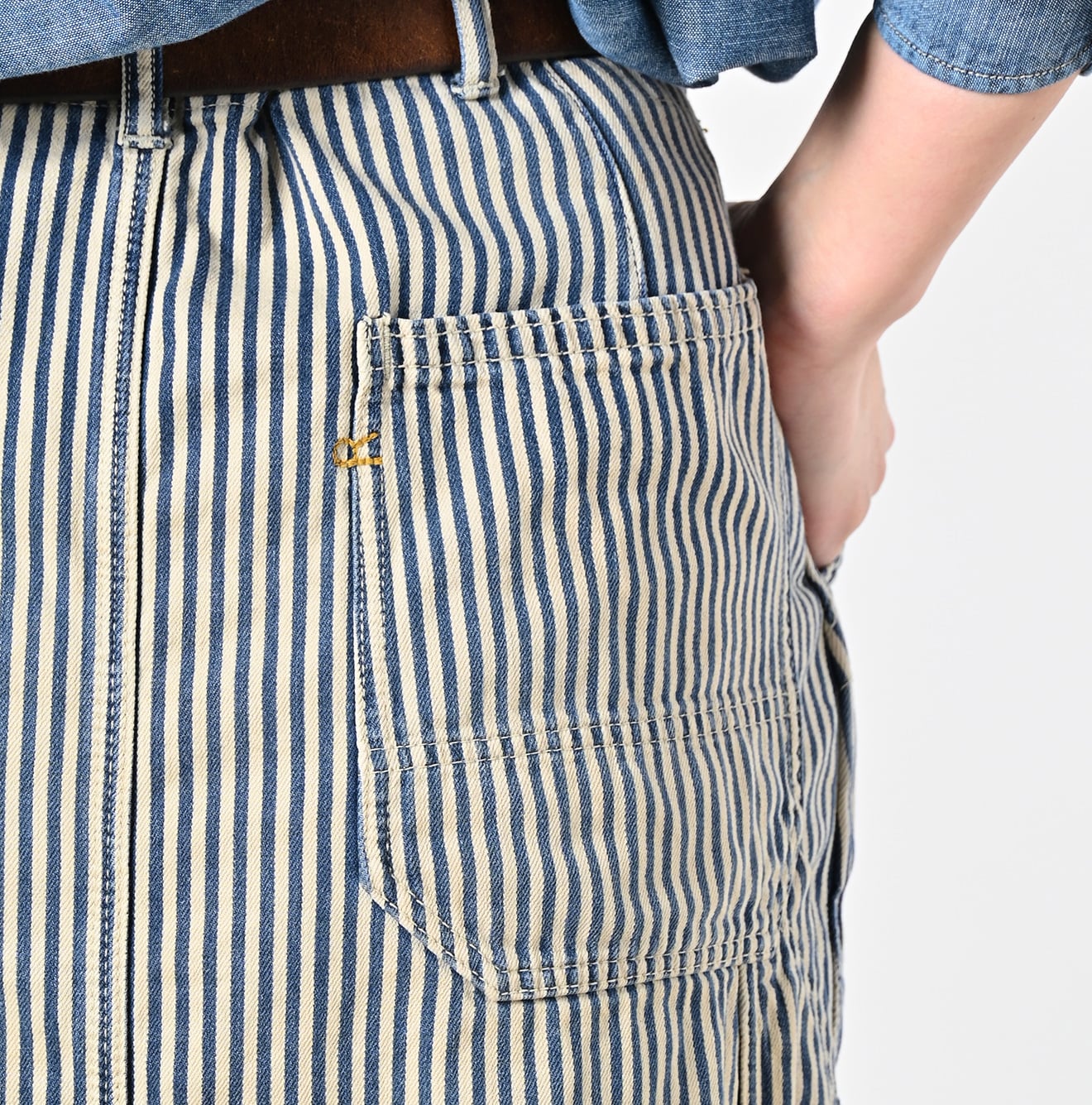 Mon-petit Denim Painter Skirt Detail