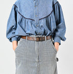 Mon-petit Denim Painter Skirt Detail