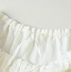 Indian Linen Easy Gather Kushukushu Skirt Detail