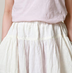 Indian Linen Easy Gather Kushukushu Skirt Detail