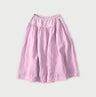 45 Plant Dyed Indian Linen Easy Gather Kushukushu Skirt Raspberry