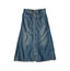 Mugihiko Denim Bell Skirt Tan