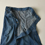 Mugihiko Denim Bell Skirt Zyu Detail
