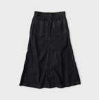 Mugihiko Denim Bell Skirt Nou Back