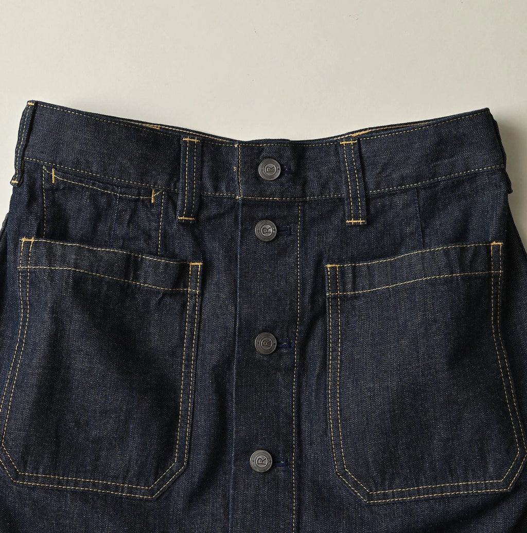 Mugihiko Denim Bell Skirt Nou Detail