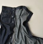 Mugihiko Denim Bell Skirt Nou Detail