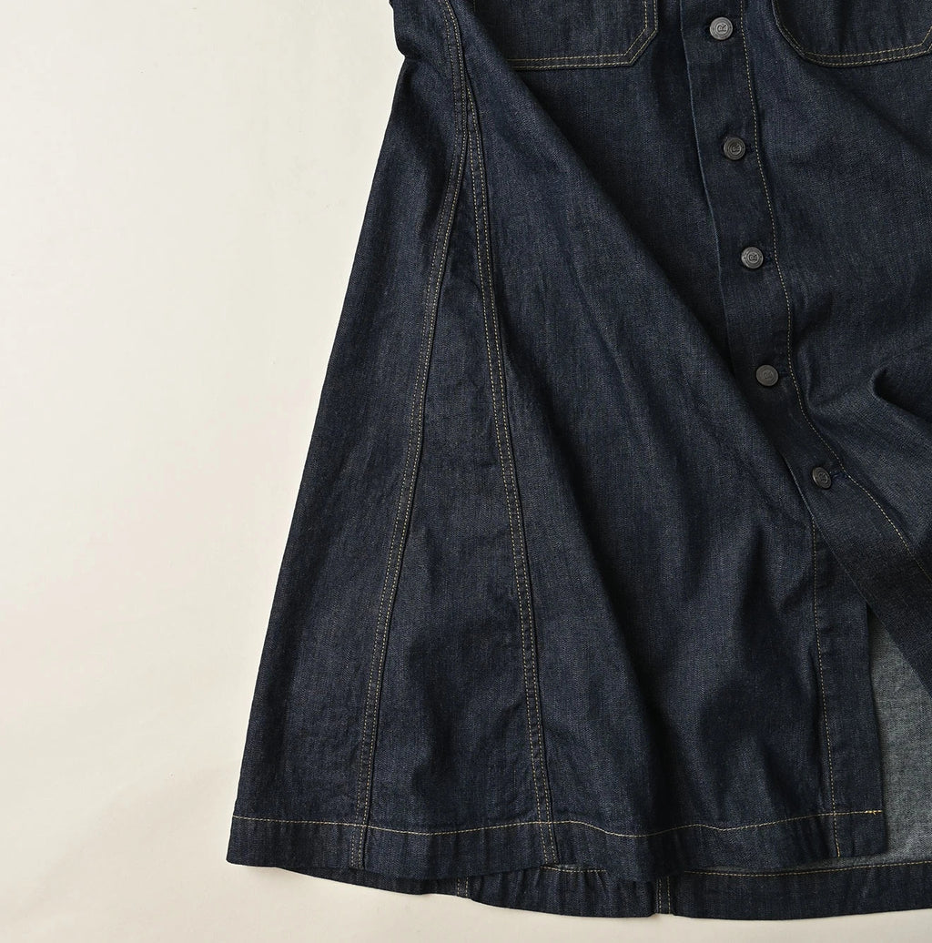 Mugihiko Denim Bell Skirt Nou Detail