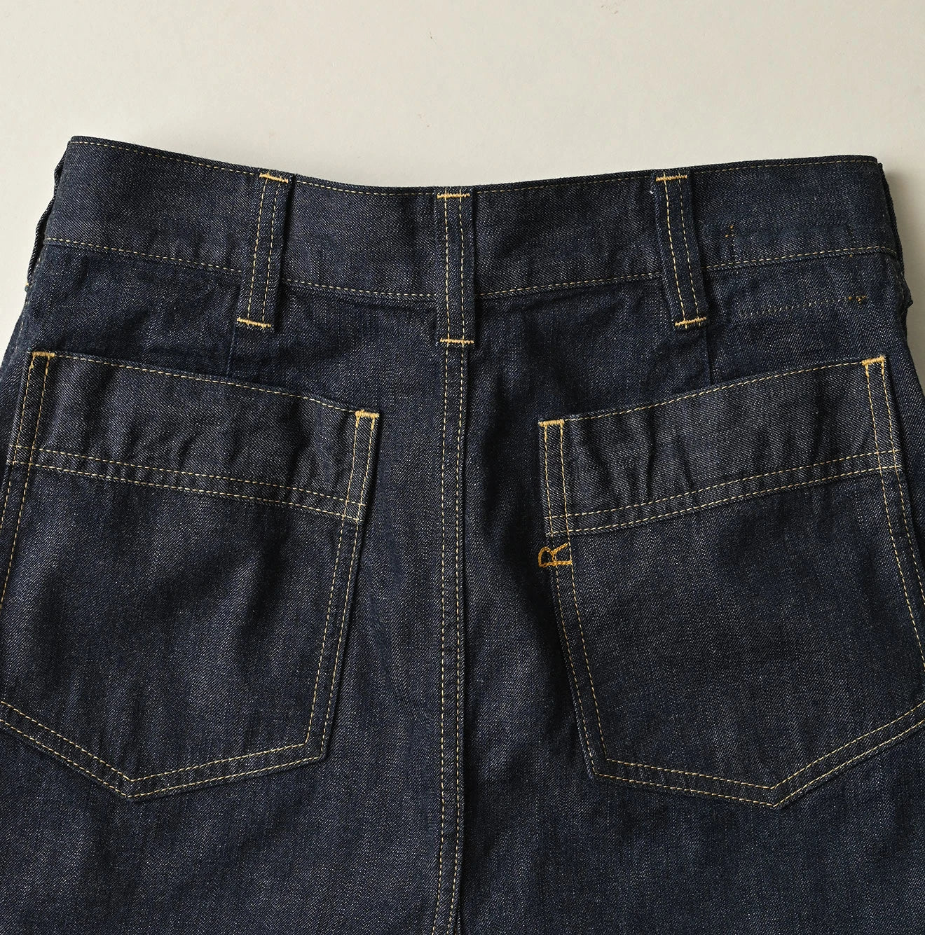 Mugihiko Denim Bell Skirt Nou Detail