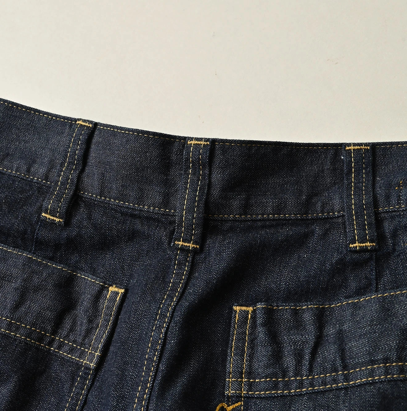 Mugihiko Denim Bell Skirt Nou Detail