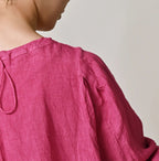 45 Plant Dyed Indian Linen Tuck Dress
