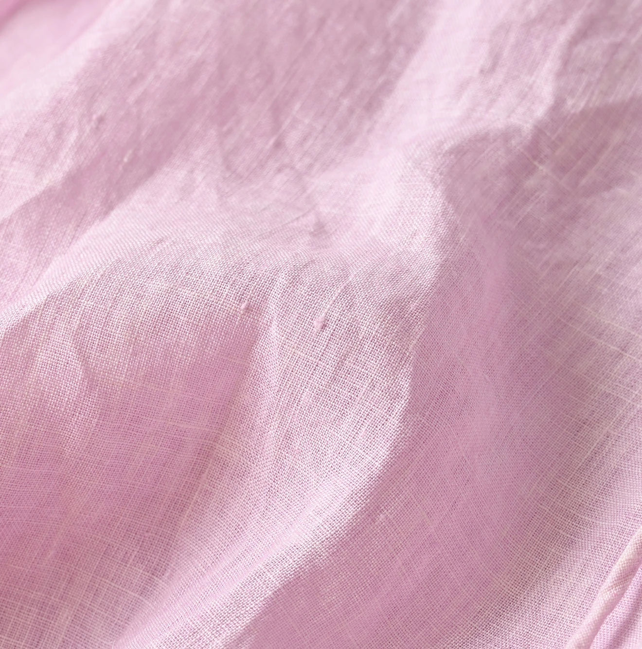 45 Plant Dyed Indian Linen Tuck Dress Detail