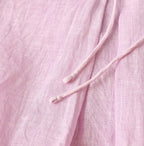 45 Plant Dyed Indian Linen Tuck Dress Detail