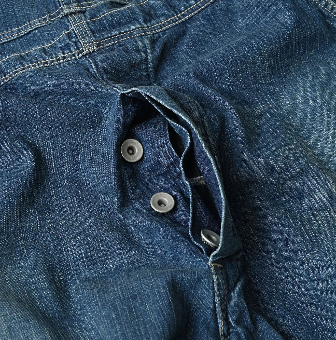Mugihiko Denim 908 Overall Zyu Detail