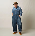 Mugihiko Denim 908 Overall Zyu Male Model