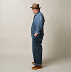 Mugihiko Denim 908 Overall Zyu Male Model