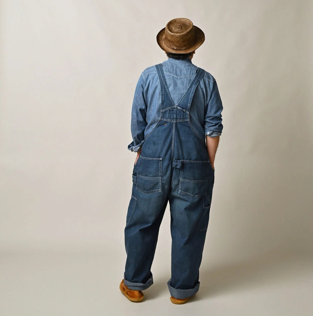 Mugihiko Denim 908 Overall Zyu Male Model