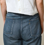 Mugihiko Denim 908 Painter Pants Tan Detail