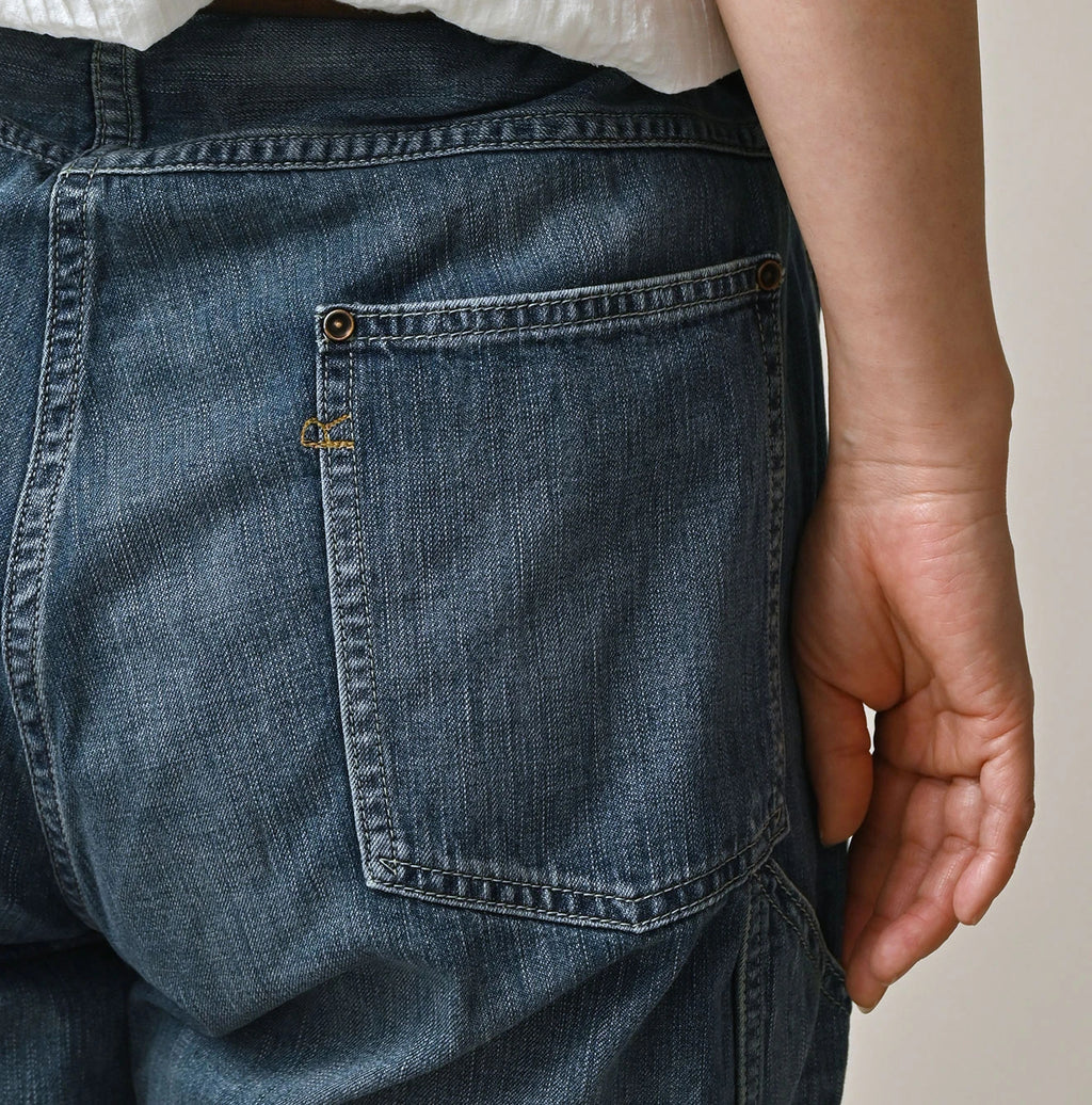 Mugihiko Denim 908 Painter Pants Tan Detail