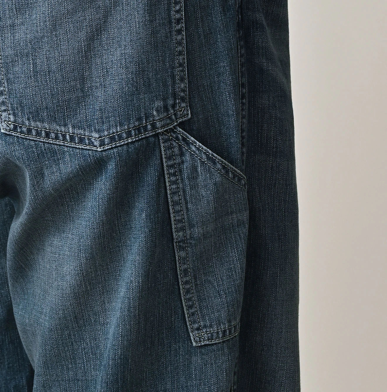 Mugihiko Denim 908 Painter Pants Tan Detail