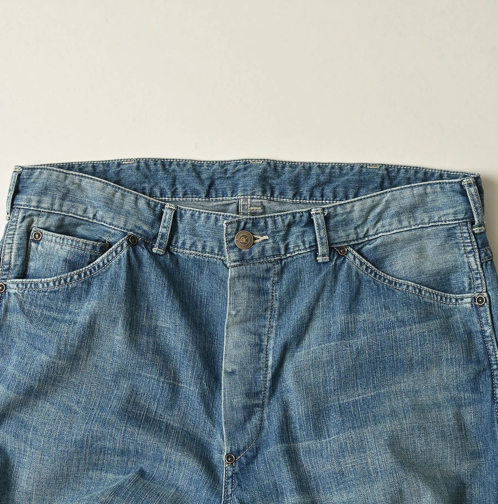 Mugihiko Denim 908 Painter Pants Tan Detail