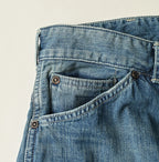 Mugihiko Denim 908 Painter Pants Tan Detail