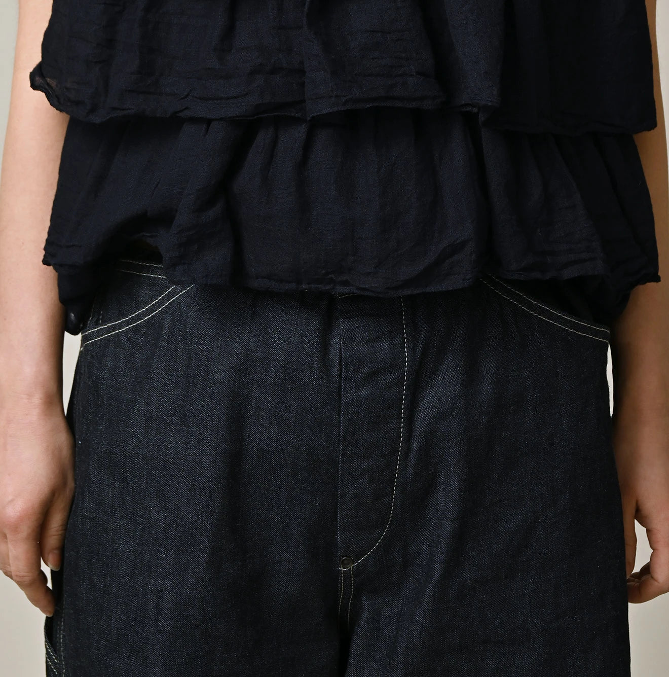 Mugihiko Denim 908 Painter Pants Nou Detail
