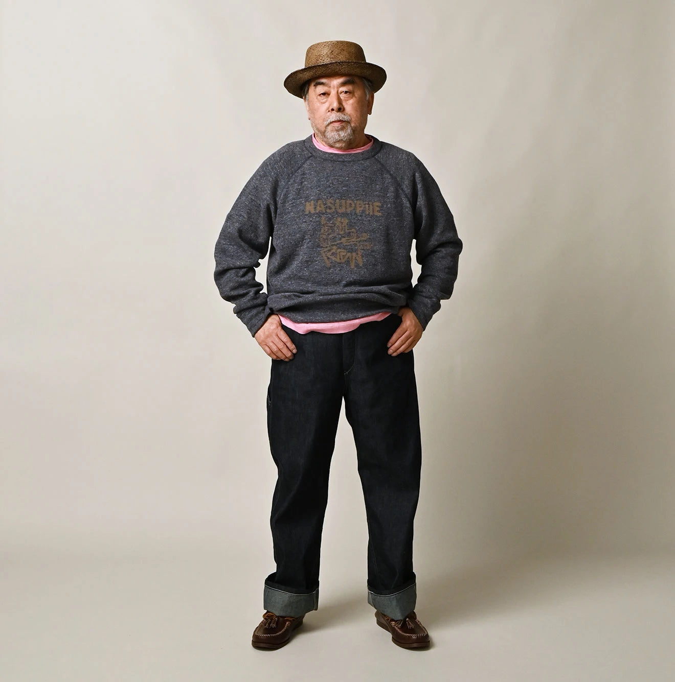 Mugihiko Denim 908 Painter Pants Nou Male Model