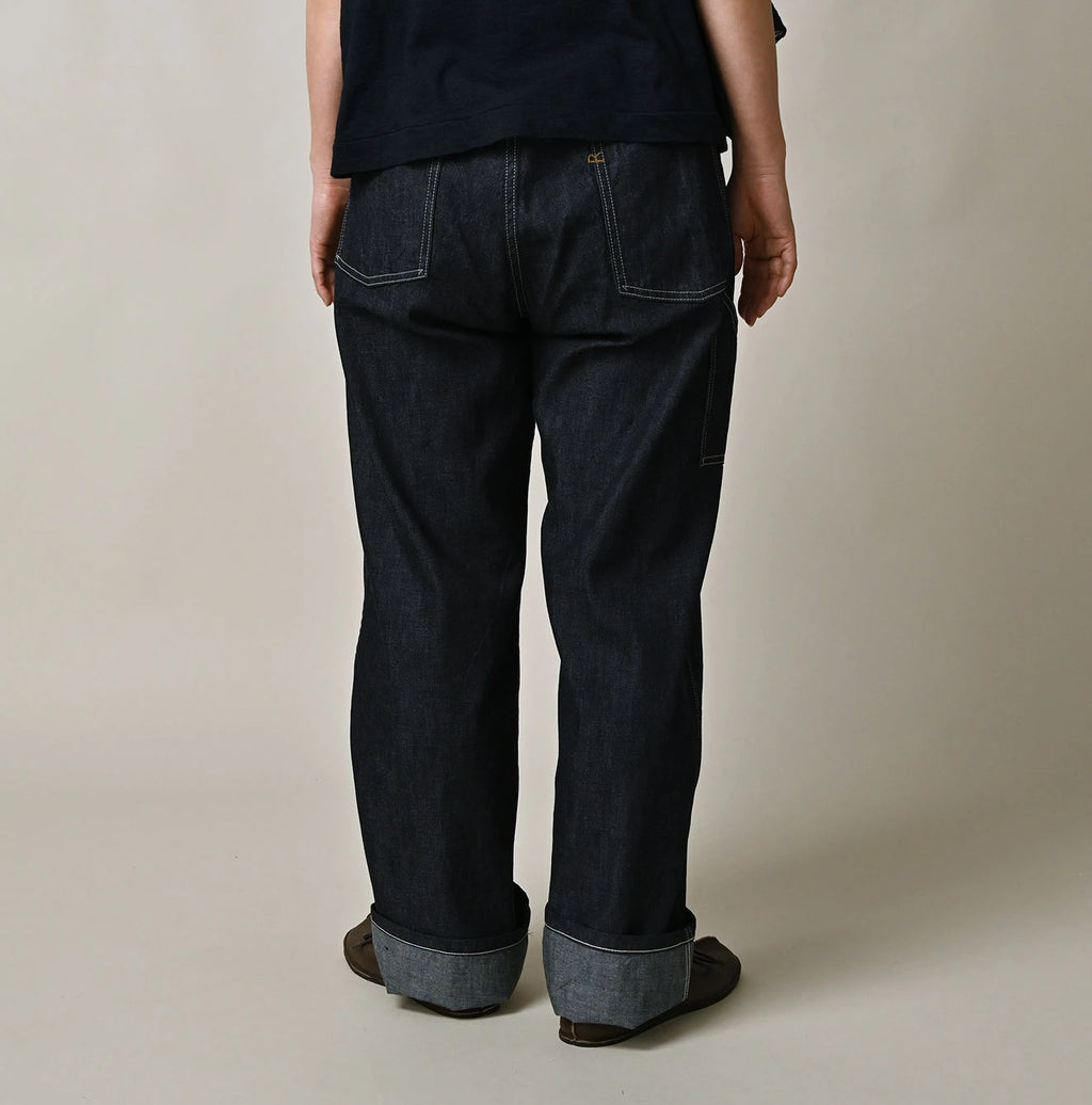 Mugihiko Denim 908 Painter Pants Nou Female Model