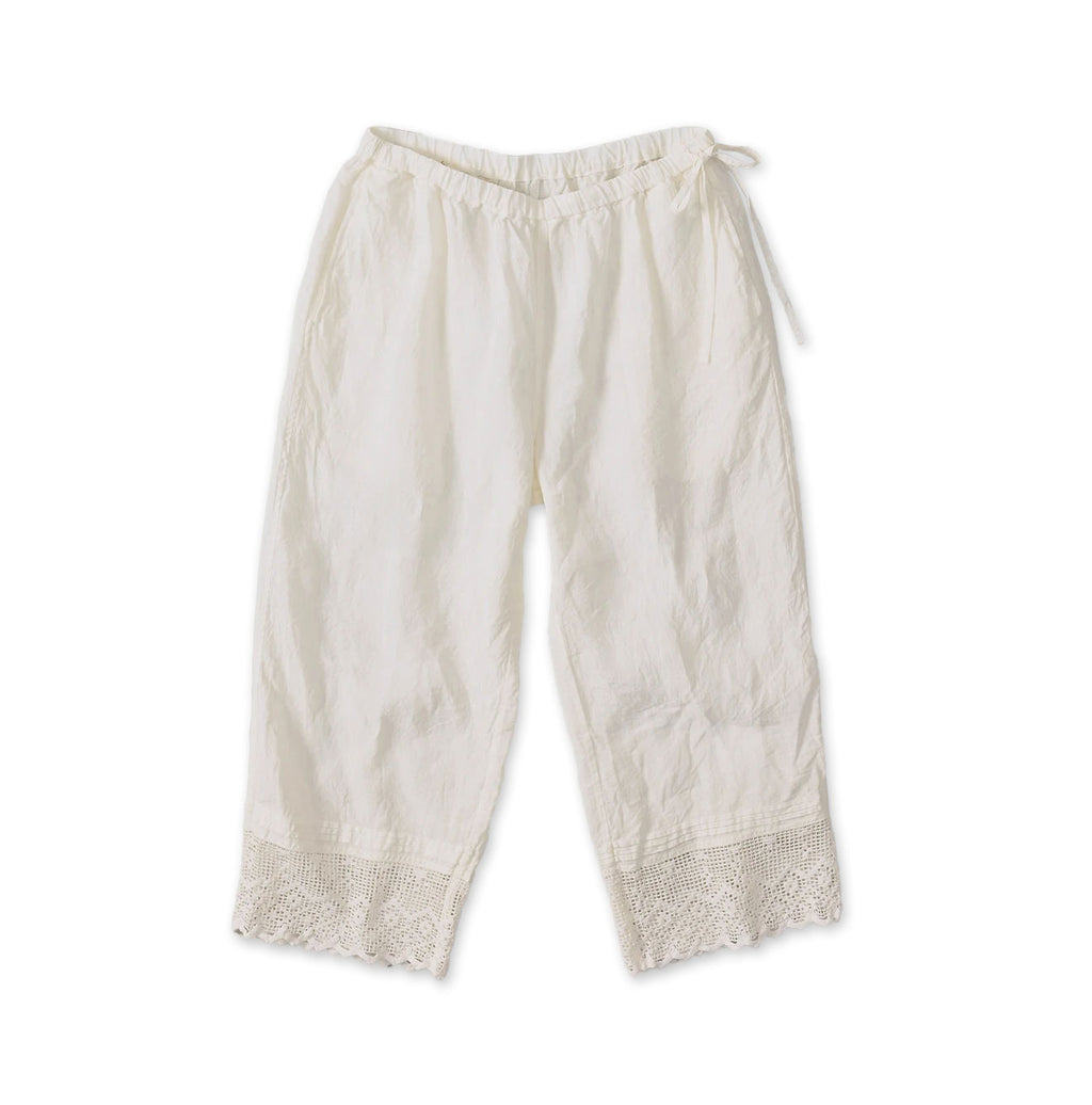 Indian Linen Petit Pants White