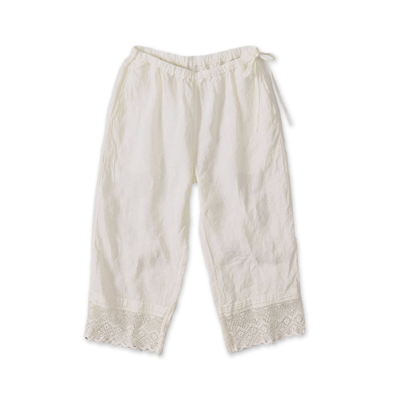 Indian Linen Petit Pants White
