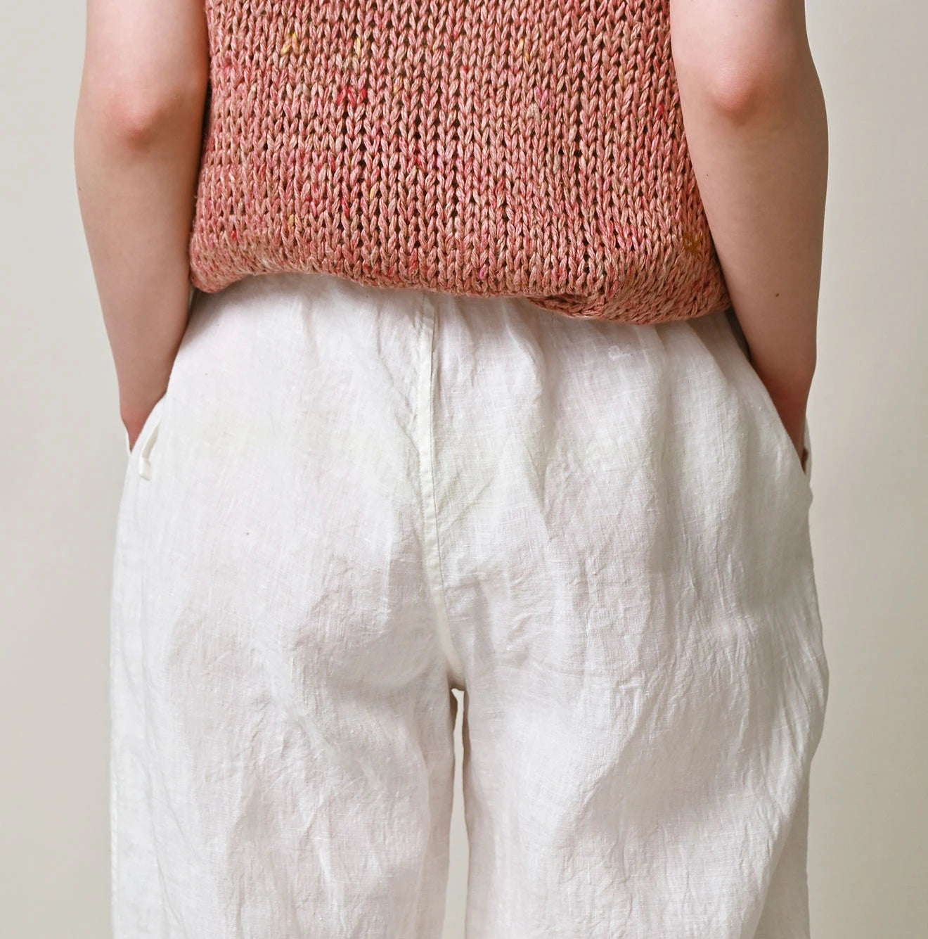 Indian Linen Petit Pants Detail