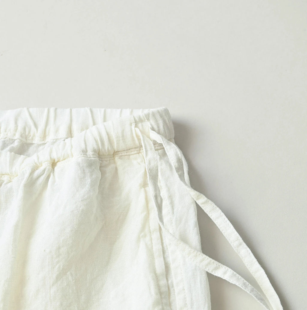 Indian Linen Petit Pants Detail