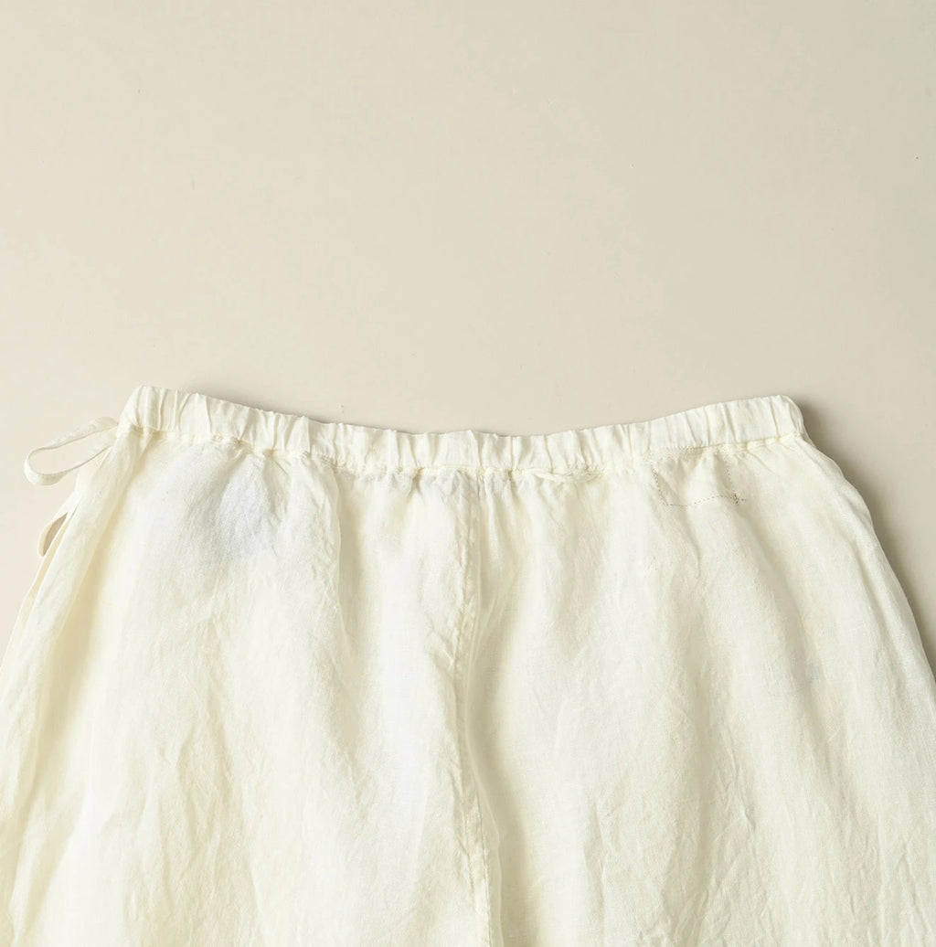 Indian Linen Petit Pants Detail