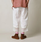 Indian Linen Petit Pants Female Model