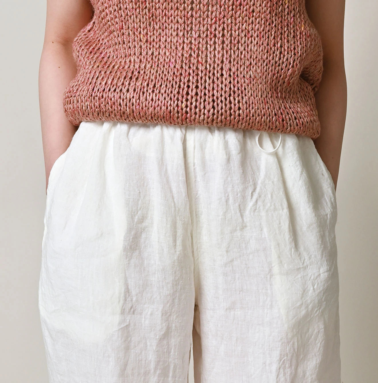 Indian Linen Petit Pants Detail
