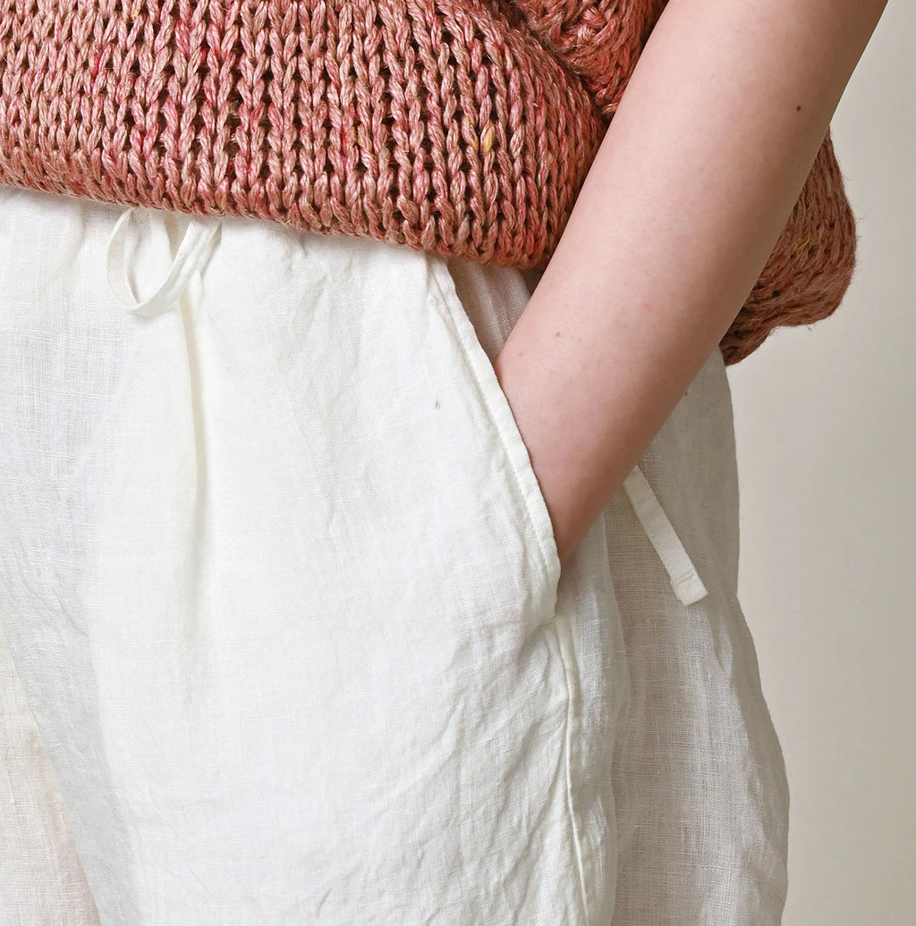Indian Linen Petit Pants Detail