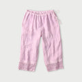 45 Plant Dyed Indian Linen Petit Pants Raspberry