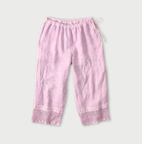 45 Plant Dyed Indian Linen Petit Pants