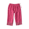 45 Plant Dyed Indian Linen Petit Pants Strawberry