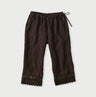 45 Plant Dyed Indian Linen Petit Pants Walnut