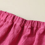 45 Plant Dyed Indian Linen Petit Pants Detail