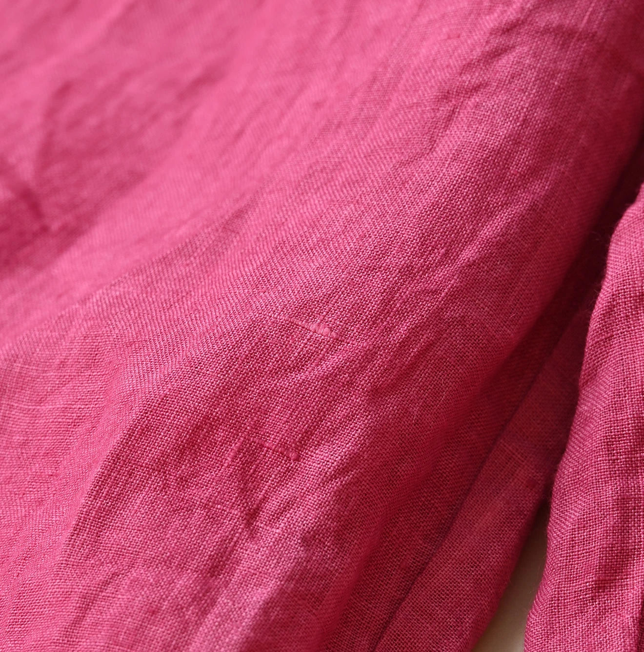 45 Plant Dyed Indian Linen Petit Pants Detail