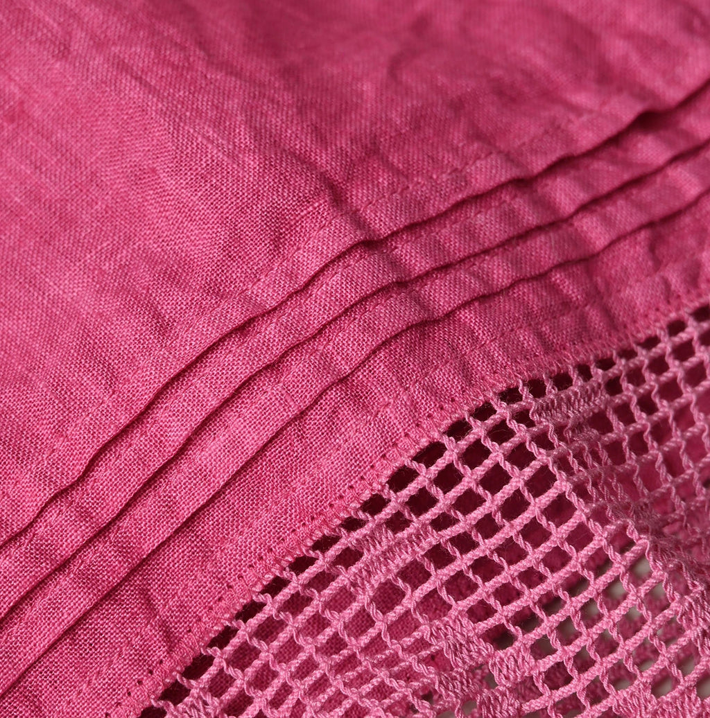 45 Plant Dyed Indian Linen Petit Pants Detail