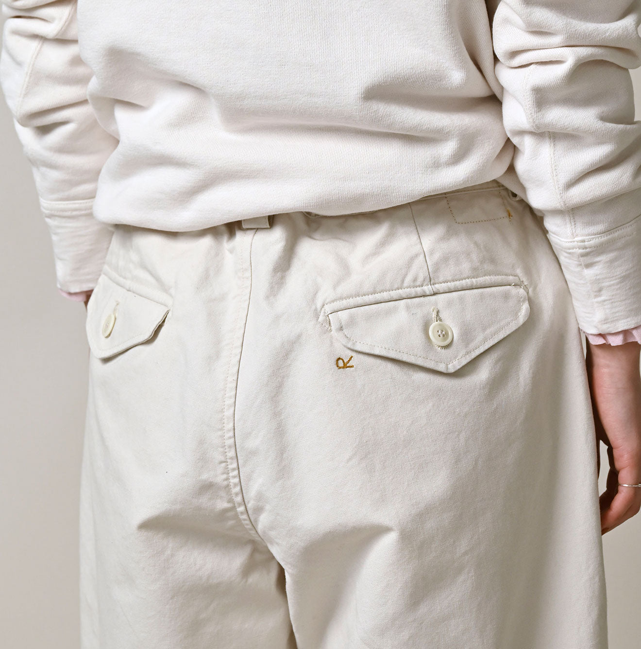 High Density Duck 908 Peg Short Pants Detail
