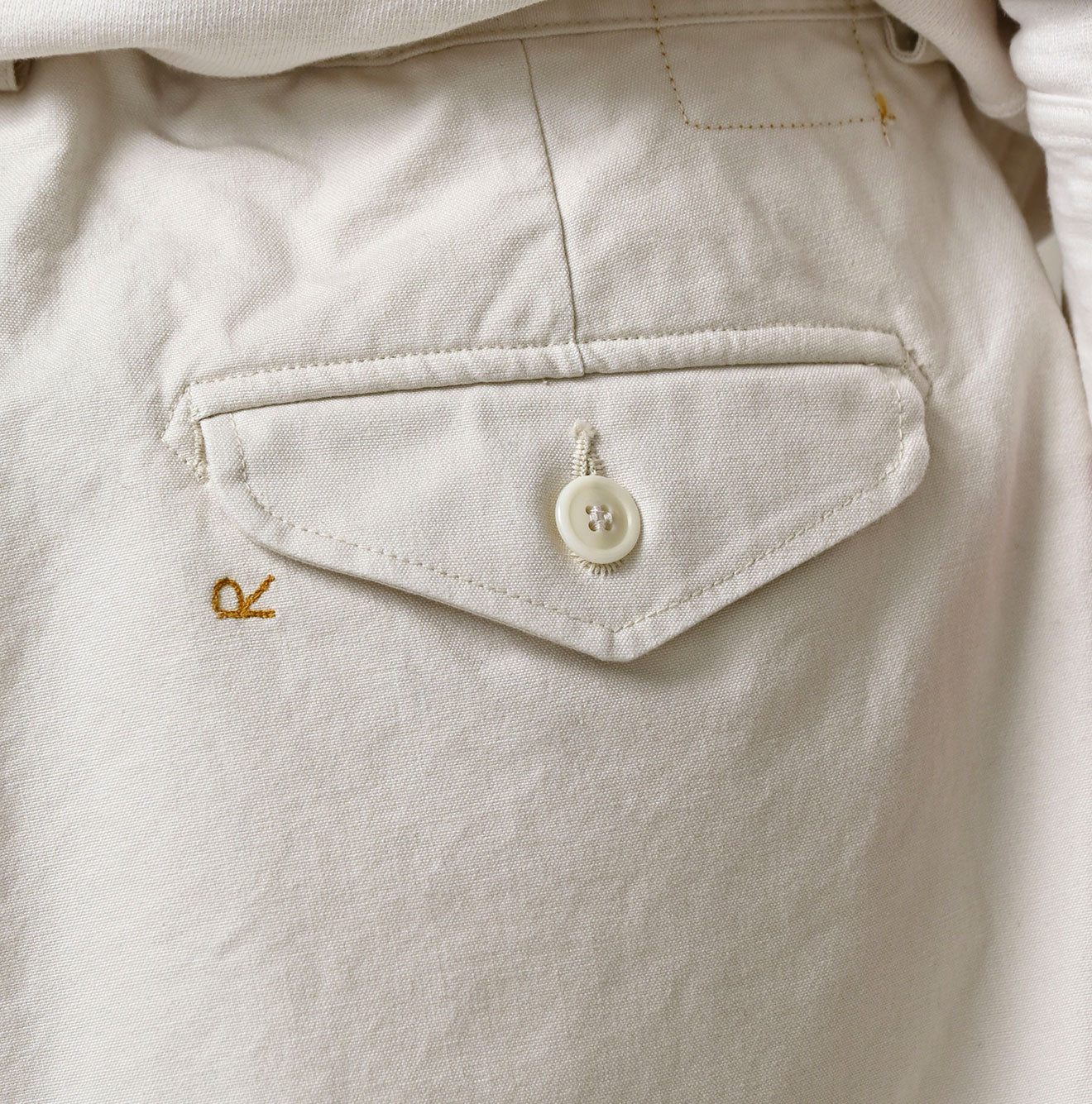 High Density Duck 908 Peg Short Pants Detail