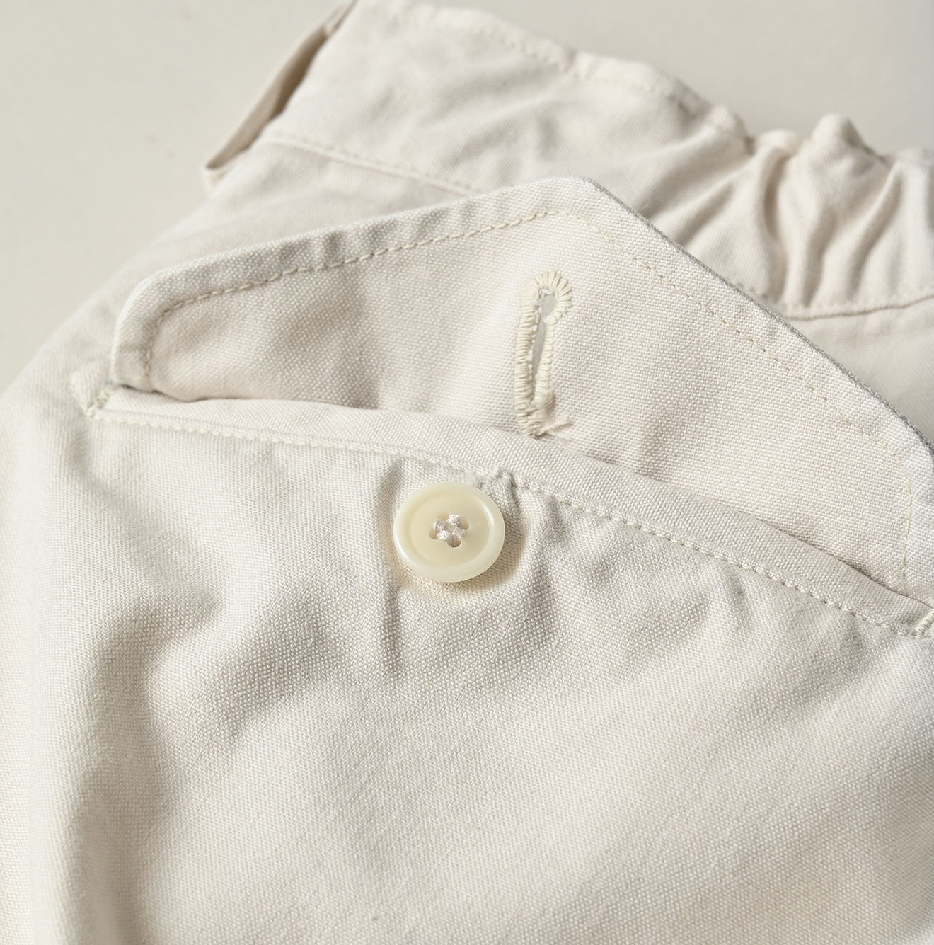 High Density Duck 908 Peg Short Pants Detail