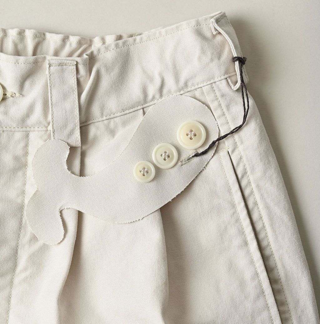 High Density Duck 908 Peg Short Pants Detail