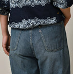 Mugihiko Denim Charlotte 5 Tan Detail