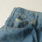 Mugihiko Denim Charlotte 5 Tan Detail
