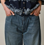 Mugihiko Denim Charlotte 5 Tan Detail